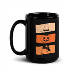 Halloween Black Glossy Coffee Mug 15oz