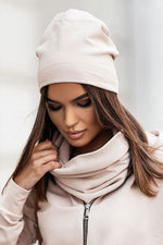 Hat & Snood Set | 6 Colours | IVON Beige Shade 2