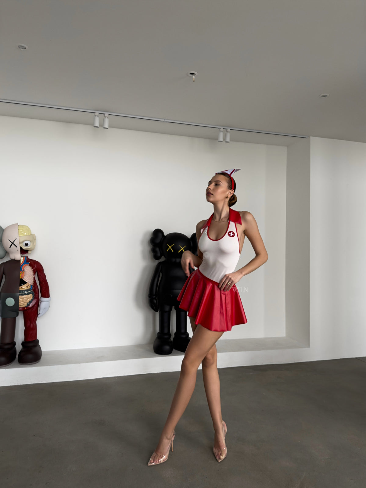 HEALER Medic Roleplay 3 Piece Lingerie Set