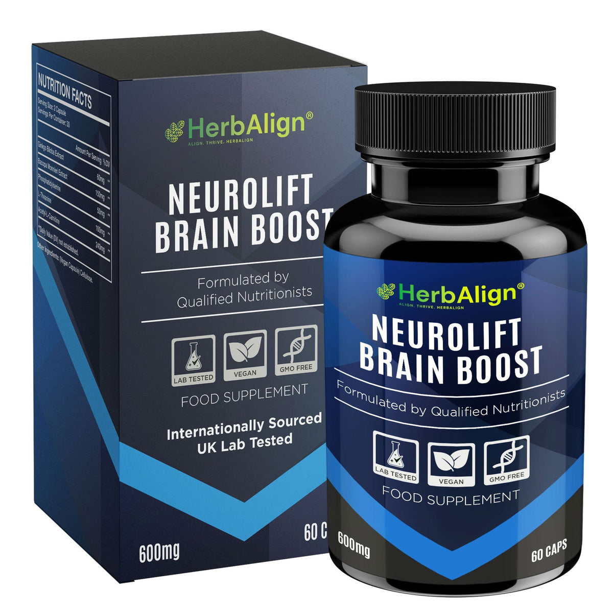 Herbalign Nootropic Brain Boost Capsules
