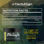 Herbalign Pure Organic Shilajit Resin 30g – High Potency Fulvic Acid UK Lab Tested