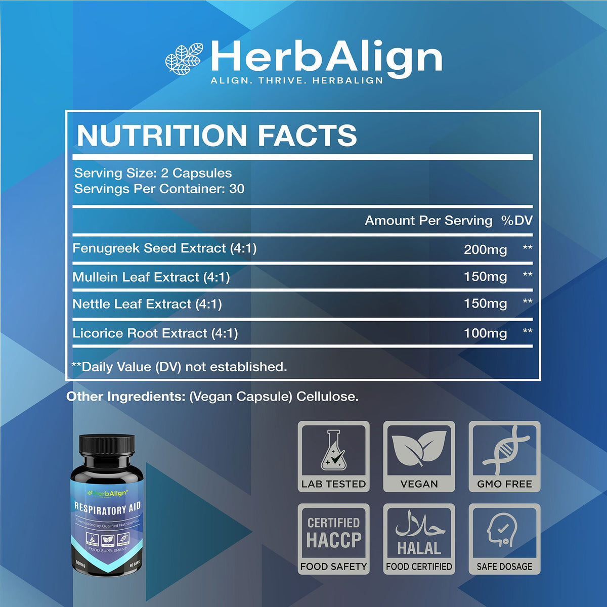 Herbalign Respiratory Aid | 60 Capsules