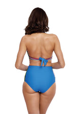 High Waisted Retro Floral Two Piece Bikini Set | Marko