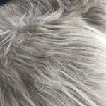 Icelandic Longhair Sheepskin Throw Dove Grey | Sheep Skin Rug