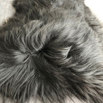 Icelandic Natural Black Eco Sheepskin Rug 100% Undyed