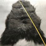 Icelandic Natural Black Eco Sheepskin Rug 100% Undyed