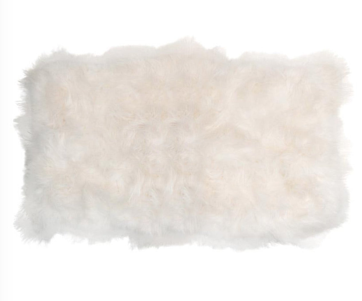 Icelandic Sheepskin Long Fur Rug 100% Natural White Sheep Skin Throw ALL SIZES available Double, Triple, Quad, Penta, Sexto, Octo