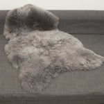 Icelandic Sheepskin Rug Cool Grey Shorn 50mm