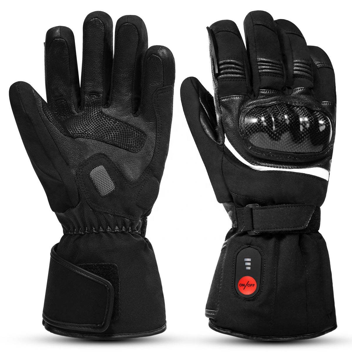 IcePro3 Heated Motorcycle Gloves Shockproof CE, FCC, PSE Certified