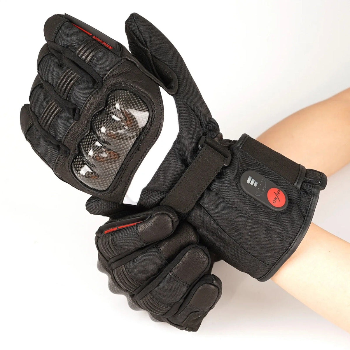 IcePro3 Heated Motorcycle Gloves Shockproof CE, FCC, PSE Certified