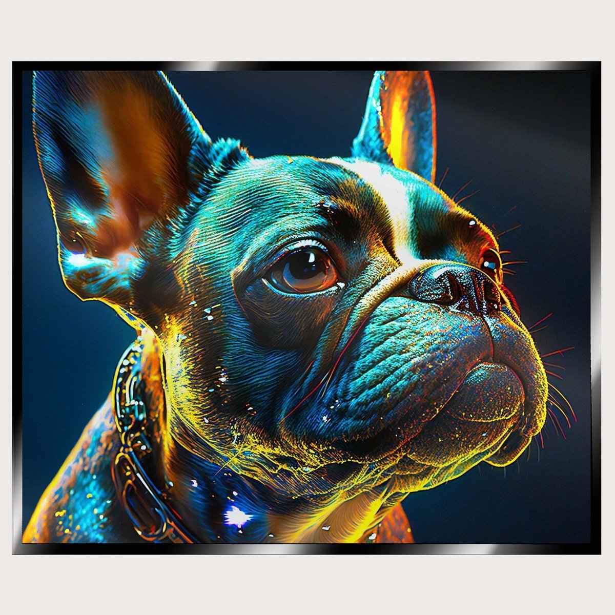 Illuminated Wall Art - Bulldog