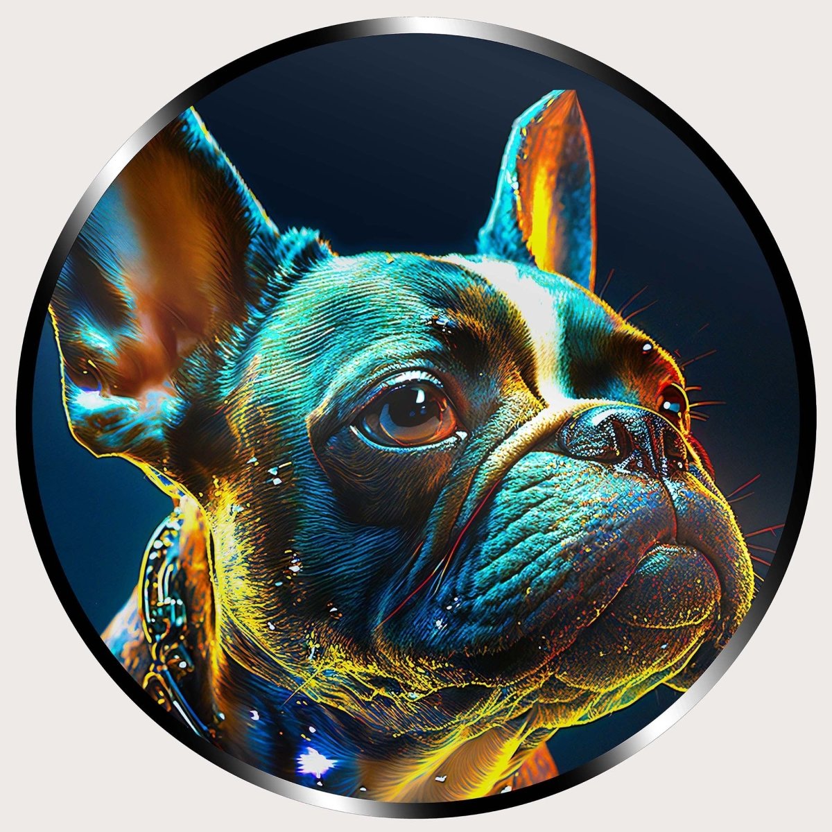 Illuminated Wall Art - Bulldog