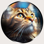 Illuminated Wall Art - Cat face