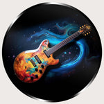Illuminated Wall Art - Cosmic Guitar