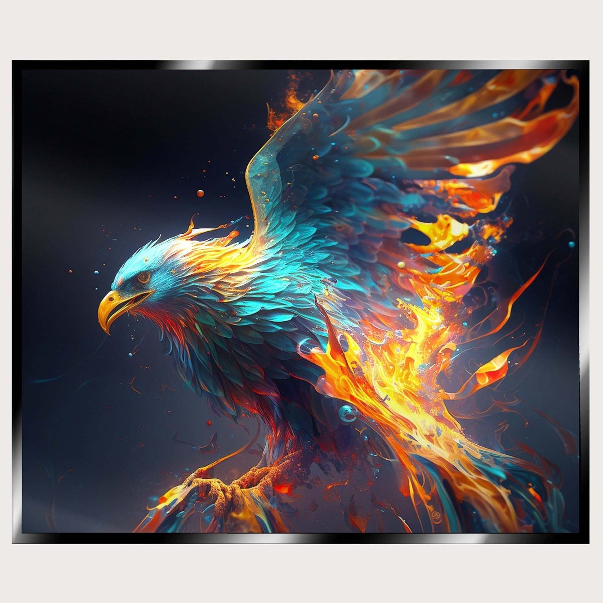 Illuminated Wall Art - Flying Eagle