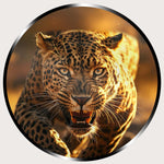 Illuminated Wall Art - Running Leopard
