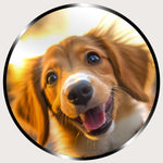 Illuminated Wall Art - Smiling Dog