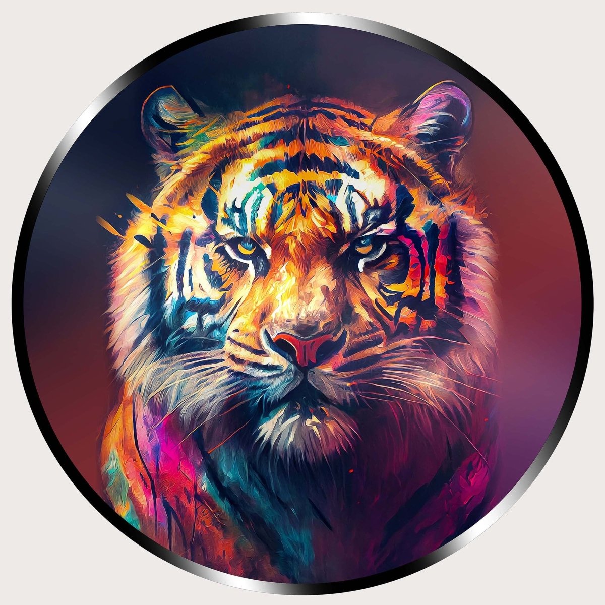 Illuminated Wall Art - Tiger 4