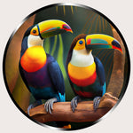 Illuminated Wall Art - Toucans