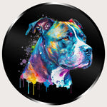 Illuminated Wall Art - Watercoloured Dog