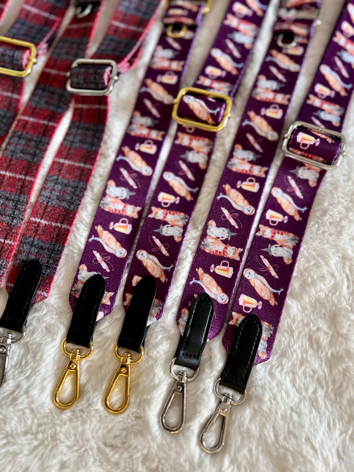 Ulti-Mate Dog Walking Bag - Black - Gold Hardware - Bag Only