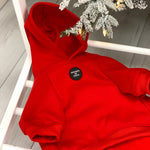Soft Cotton Blend Dog Hoodie Red