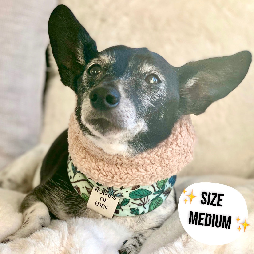 Ferntastic Faux Sherpa Fleece Dog Snood