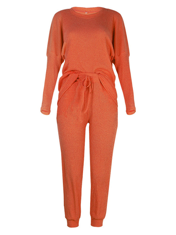 Women's Long-Sleeved Loose Loungewear Set