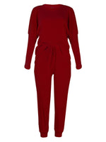 Women's Long-Sleeved Loose Loungewear Set