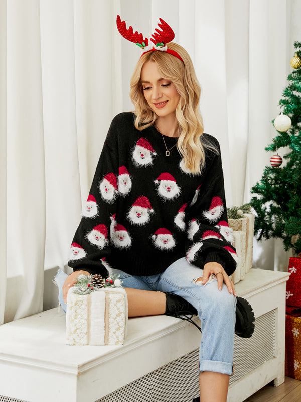 Women's Santa Knit Christmas Pullover Jumper