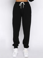 Women's Stand-Up Collar Zipper Sweatshirt & Trousers Loungewear Set - Vibrant Solid Color Comfort