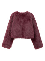 Women's Faux Fur Cropped Jacket
