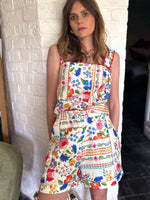 Floral Print Casual Loose Two-Piece Set