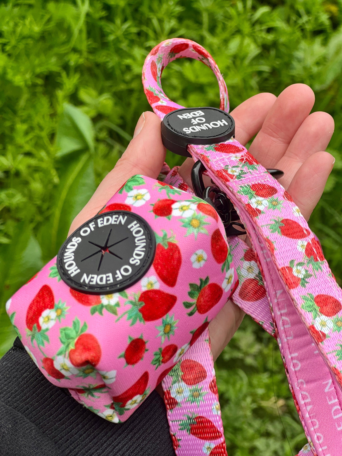 Strawberry Patch Design Dog Harness