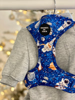 Soft Cotton Blend Dog Hoodie Grey