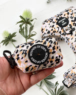 Sage Leopard Design Dog Harness