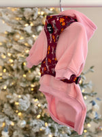 Soft Cotton Blend Dog Hoodie Light Pink