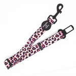 Blushing Leopard Car Seat Belt Restraint