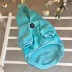 Soft Cotton Blend Dog Hoodie Light Teal