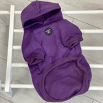 Soft Cotton Blend Dog Hoodie Purple