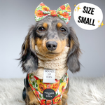 Autumn Blossom Faux Sherpa Fleece Dog Snood