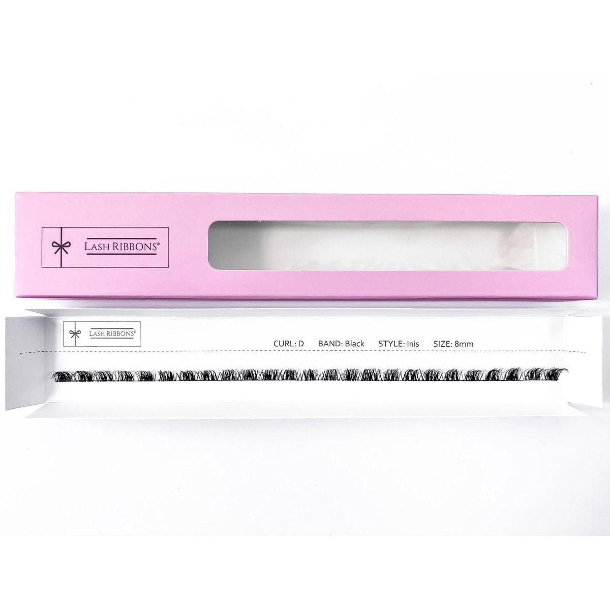 Inis - 'D' Curl Lash Ribbons® 8mm