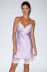 Irall Cleopatra Satin Chiffon Dressing Gown Black