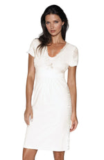 Irall Gia Viscose Lace Cream Nightdress