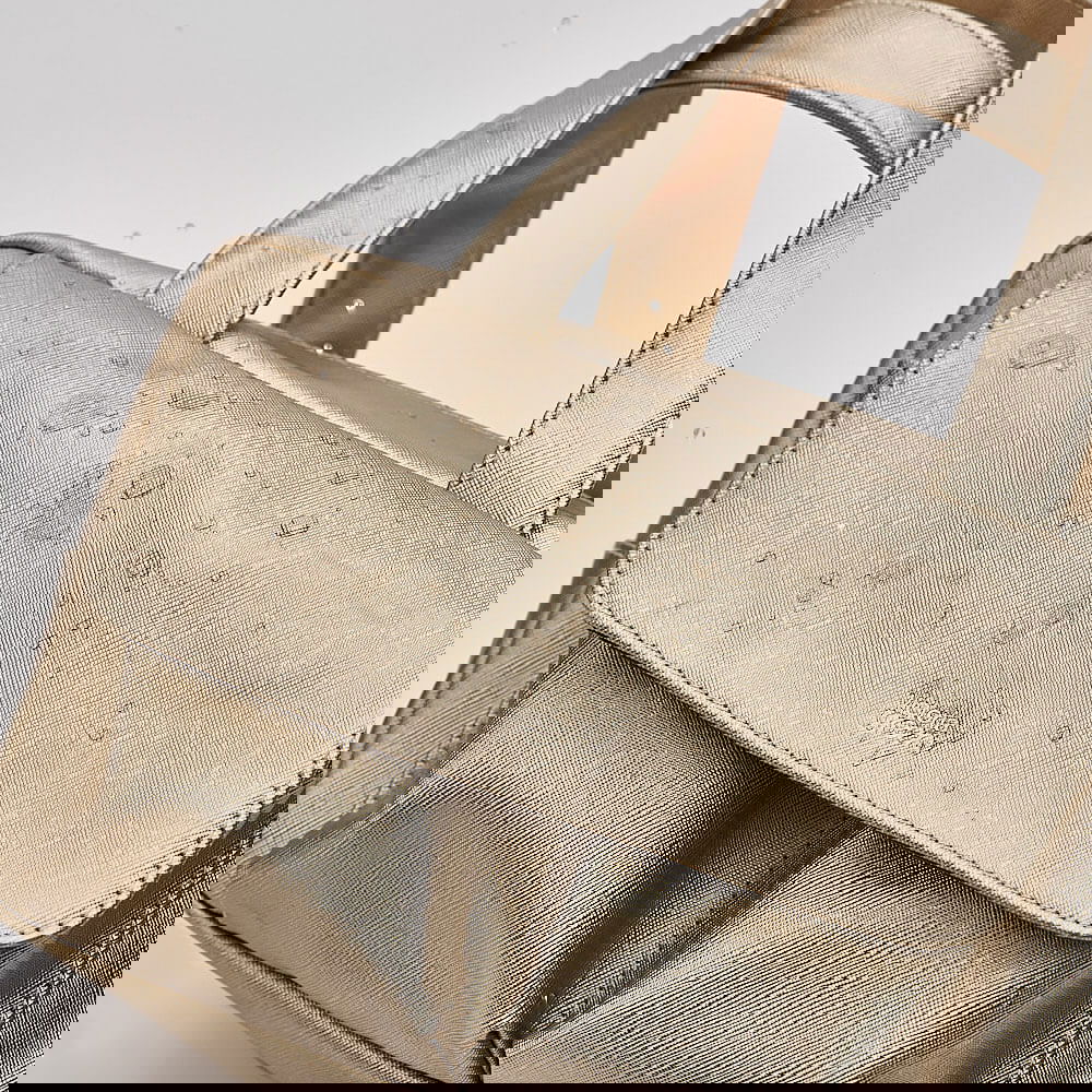 'Iris' Carry All Wash Bag in Gold