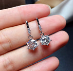 Isadora 1 Carat Moissanite Diamond Earrings