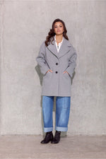 Roco Fashion Betty Oversized Short Coat black