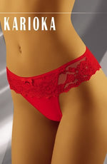 Wolbar Karioka Lace Brief Red