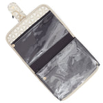 'Kate' Hanging Beauty Bag in Starflower Gold