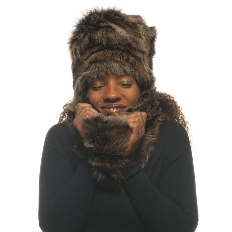 Katie Shearling Pillbox Hat